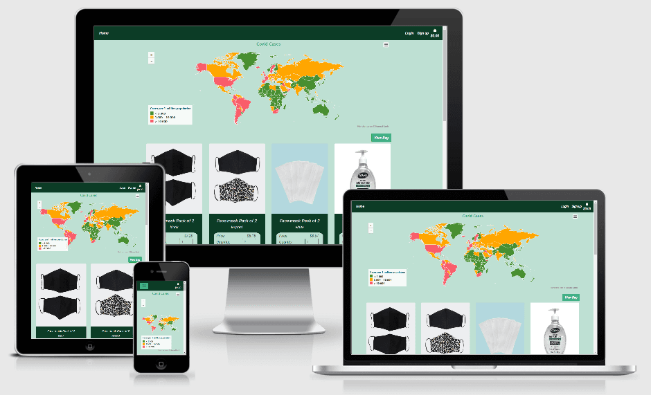 COVID Cases Platform Dashboard